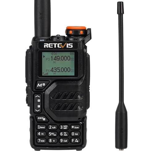 Retevis RA79 Walkie Talkie Professionale Dual Band con Ricezione Banda Aerea