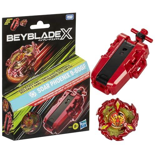 Hasbro Beyblade X Soar Phoenix 9-60GF Set Lanciatore a Corda Deluxe