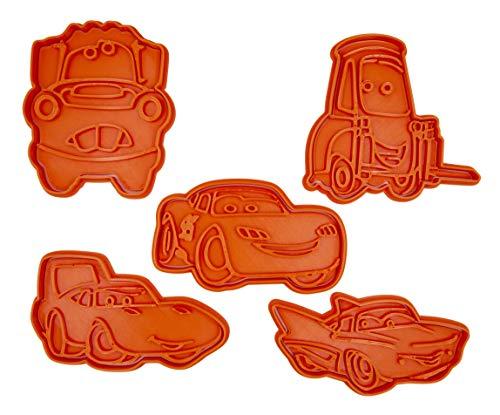 Set di 5 Tagliabiscotti Cars