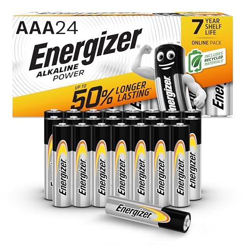 Energizer Alkaline Power AAA - Confezione da 24 Batterie Alcaline