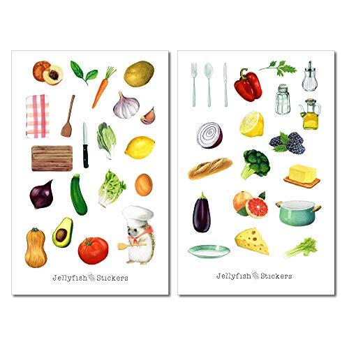 Set di adesivi per la cucina