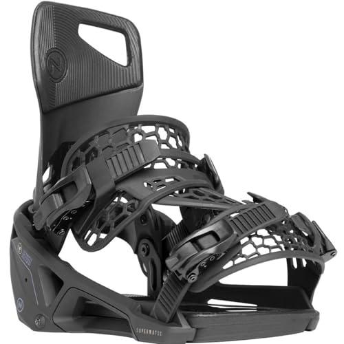 Nidecker Supermatic, attacchi Snowboard Unisex, Nero, XL (11-15)