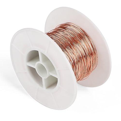 EFUTURETIME Filo di Rame Puro Nudo, Ø 0.5mmx50m, T2
