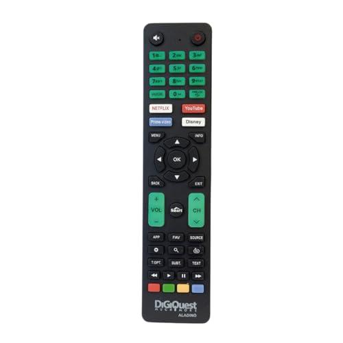 Digiquest Telecomando Universale ALAD1N0 per TV SAMSUNG, LG, SONY, PHILIPS, PANASONIC e altri brand