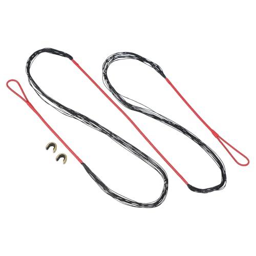 PATIKIL Sostituzione Corda Arco, 16 Fili Corda Ricurva con Punto Nock per Arco Ricurvo Tradizionale Amo 56