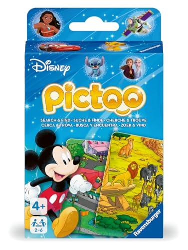 Ravensburger Pictoo Disney - Gioco di Carte per Famiglie e Bambini