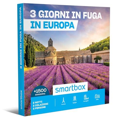 Smartbox - 3 Giorni in Fuga in Europa - Cofanetto Regalo per 2 Persone