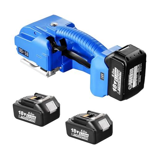 Reggiatrice Elettrica VEVOR per Reggette PP PET 0,89-1,6 cm con Doppia Batteria e Schermo Digitale