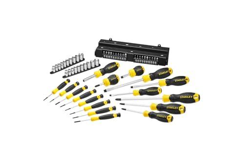 Stanley STHT0-62143 Set 57 Pezzi Giraviti, Inserti e Chiavi a Bussola