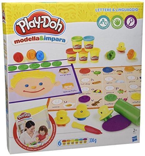 Hasbro Play-Doh Modella e Impara Lettere e Lingue