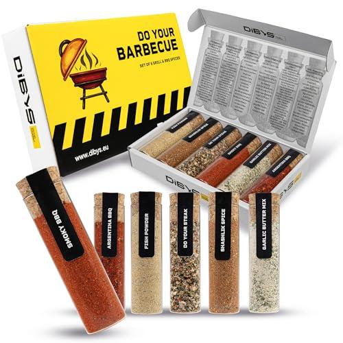 DIBYS Set Regalo di Spezie da Barbecue