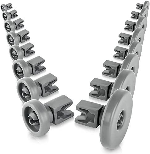 Set Rotelle Cestello Lavastoviglie Universale (Superiore e Inferiore)