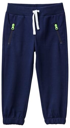United Colors of Benetton Pantalone Felpa Interlock con Dettagli Fluo
