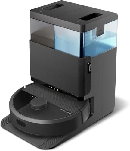 iRobot Roomba Combo j5+ Robot Aspirapolvere e Lavapavimenti, Svuotamento Automatico, Nero