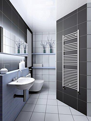 Termoarredo Sanremo Bianco - Design Dritto, Altezza 1703 mm, Larghezza 600 mm