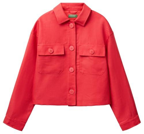 United Colors of Benetton Giacca Donna in Lyocell e Lino
