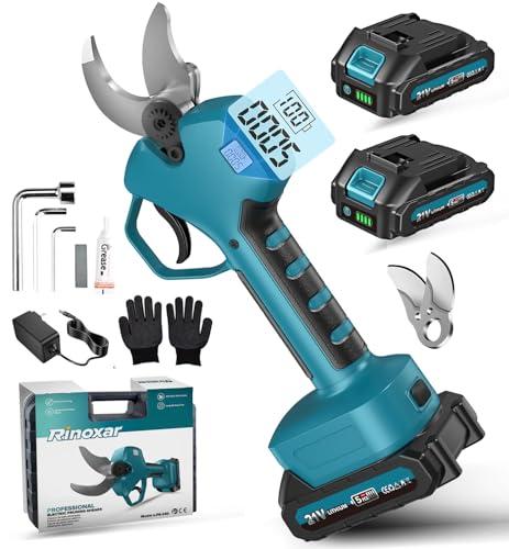 Forbici da Potatura a Batteria Professionali 40mm con Motore Brushless e Display LCD