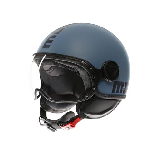 MOMODESIGN FGTR CLASSIC E2206 - Casco Jet Blu Polvere Opaco/Blu