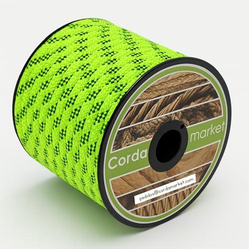 Cordamarket Drizza Poliestere 10mm Verde Fluo 25mt