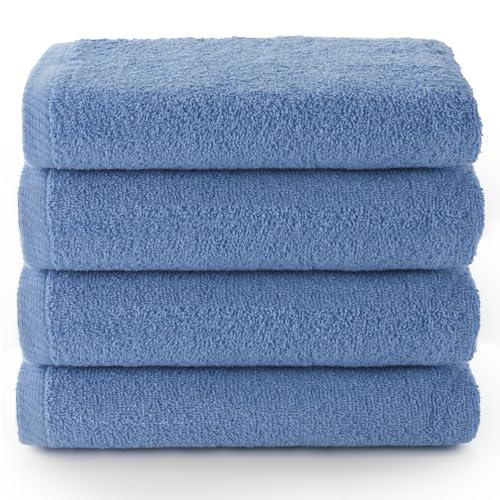 Top Towel Plus - Set di 4 Asciugamani Bidet/Viso in Cotone 100%
