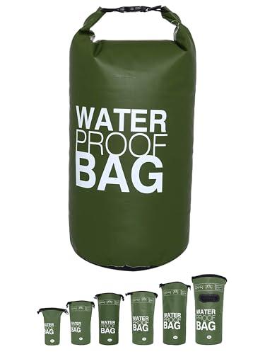 DonDon Dry Bag Borsa Impermeabile 30 Litri - Olivia