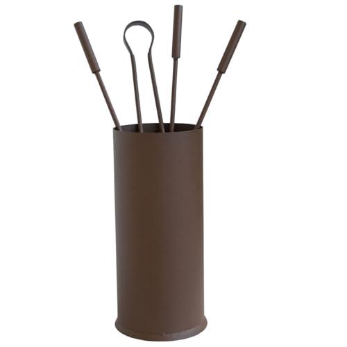 Cruccolini CG942-STYLE CORTEN - Kit Accessori Camino in Ferro Battuto
