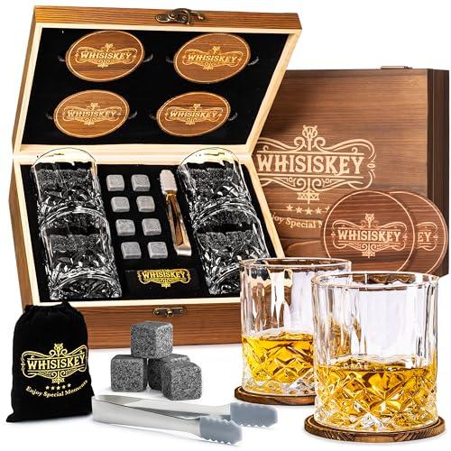 Whisiskey Set di bicchieri da whisky con pietre refrigeranti