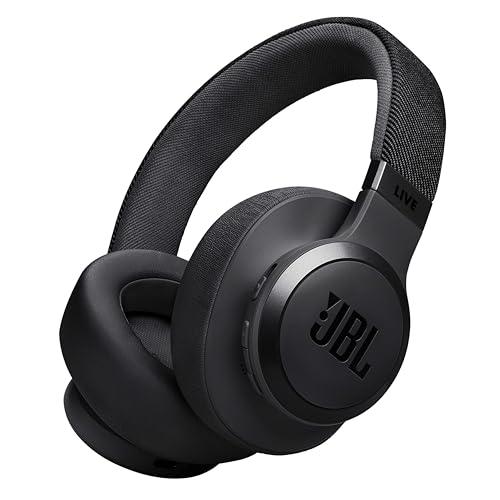 JBL Live 770NC Cuffie Over-Ear Bluetooth Wireless, con Cancellazione Adattiva del Rumore, Nero