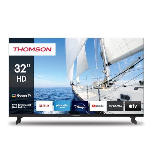 Thomson 32 pollici (81cm) Google TV HD Triple Tuner Controllo Vocale Smart TV - 32HG2S14-2024
