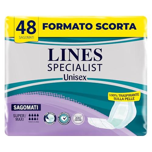Lines Specialist Pannoloni Sagomati Assorbenza Alta - 48 Unità