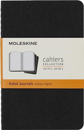Moleskine Cahier Ruled Pocket Journal: Pack - Set di 3 Quaderni a Righe