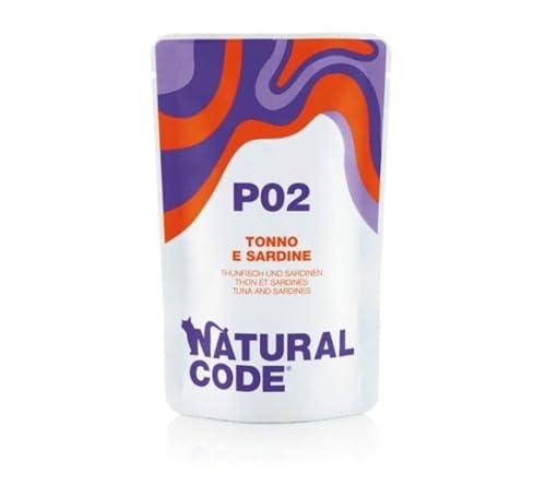 Natural Code Buste in Acqua di Cottura 70 gr P02 - Tonno e Sardine