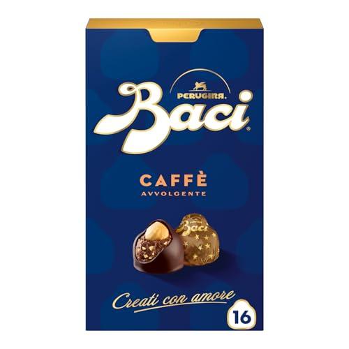 BACI PERUGINA Caffè Cioccolatini Fondenti ripieni al Gianduia, Scatola 200g