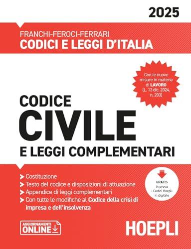 Codice Civile e Leggi Complementari 2025 - Edizione Combinata