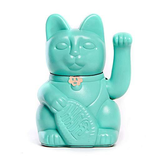Gatto Portafortuna Maneki Neko Turchese, L
