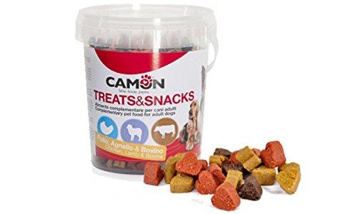 Camon Mini Treats&Snacks Trai.Hearts: Snack per Cani al Sapore di Carne e Pollo