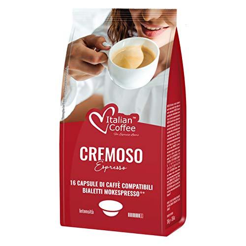 Italian Coffee 96 Capsule Caffè Compatibile con Bialetti Mokespresso