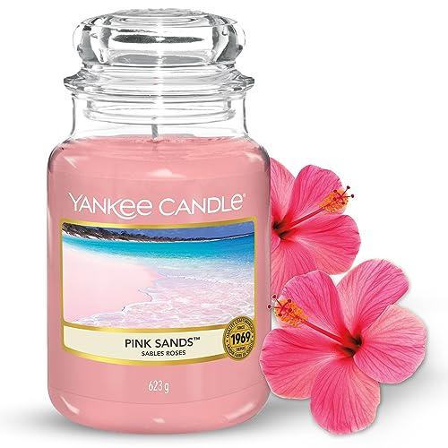 Yankee Candle Candela profumata in giara grande | Sabbie rosa | Durata Fino a 150 Ore