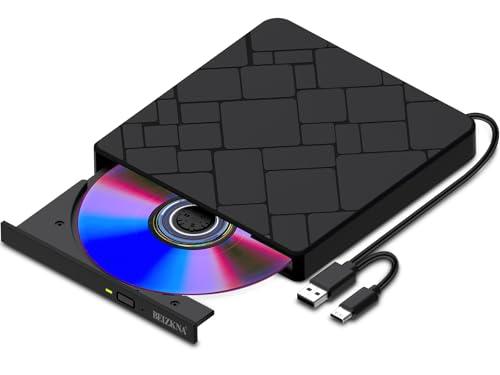 Beizkna Masterizzatore DVD Esterno USB 3.0 e Type-C