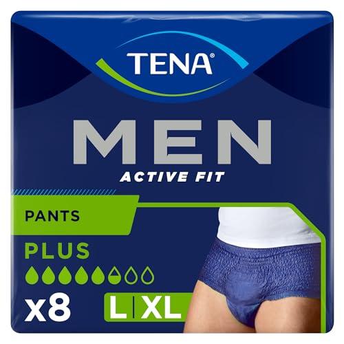 TENA Men Active Fit Boxer Assorbenti Taglia L - 8 Pezzi