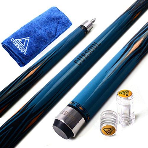 CUESOUL SOOCOO Serie 58 Stecca da Biliardo in Acero Canadese, 19 oz, Punta 11,5 mm