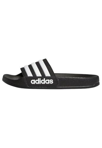 Adidas Adilette Shower Slides Infradito Unisex Bambini e Ragazzi Nero/Bianco