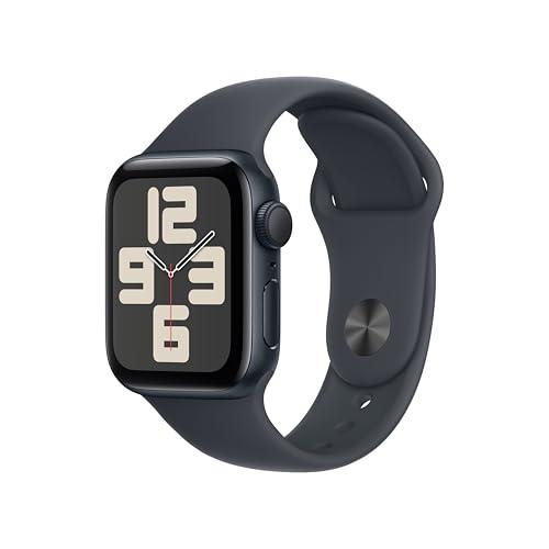 Apple Watch SE (2ª gen.) GPS 40 mm Smartwatch con cassa in alluminio Mezzanotte e Cinturino Sport Mezzanotte - S/M