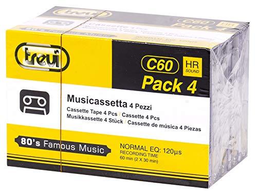 Trevi C60 HR Audiocassette Vergini - Confezione da 4