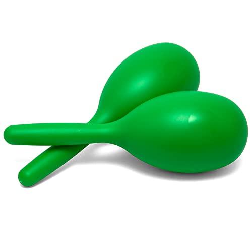 Tiger Maracas Verdi in Plastica - Coppia