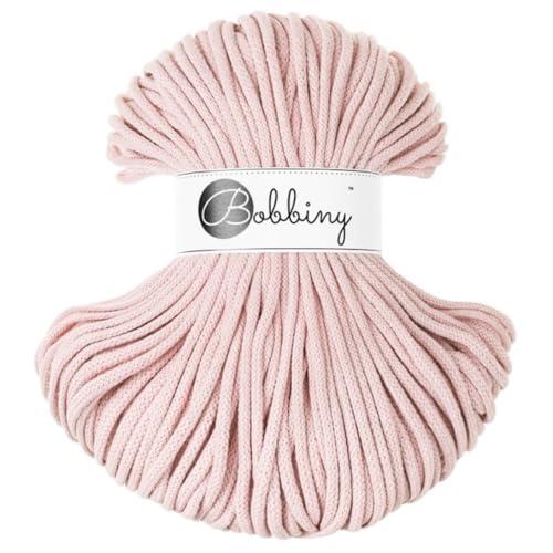 Bobbiny Corda Macramè Intrecciata 5mm - Rosa Pastello - 100m