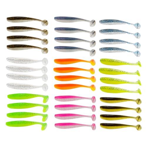 Set di 36 Esche da Pesca OUDQFCJ, Gomma Siliconica