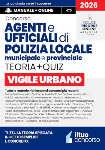 Concorso Vigile Urbano - Manuale Completo per la Preparazione