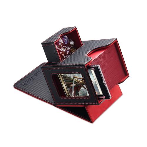 Mage Tech Commander Deck Box Nero/Rosso per MTG