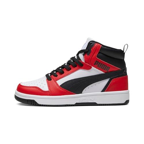 PUMA Rebound V6 Mid Jr - Scarpe da Ginnastica Unisex Bambini e Ragazzi